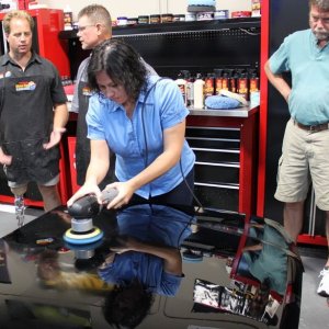 Wetsanding Rotary Buffer Classes at Autogeek.net with Mike Phillips