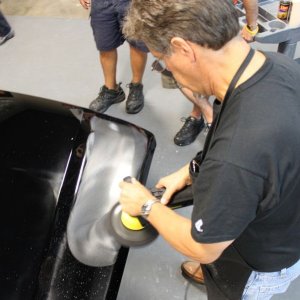 Wetsanding Rotary Buffer Classes at Autogeek.net with Mike Phillips