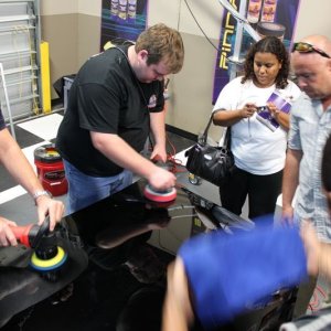 Wetsanding Rotary Buffer Classes at Autogeek.net with Mike Phillips
