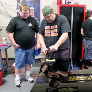 Wetsanding Rotary Buffer Classes at Autogeek.net with Mike Phillips