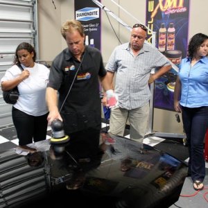 Wetsanding Rotary Buffer Classes at Autogeek.net with Mike Phillips