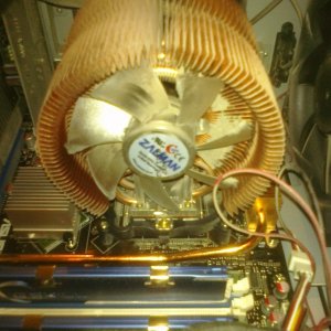 CPU heatsink before
