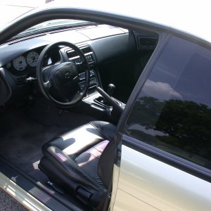 Original interior of '95 Nissan 240sx SE