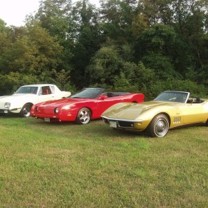 All three cars
