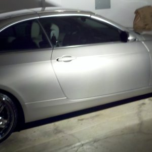BMW completed. Sorry for the hazy picture