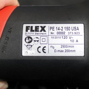 Flex PE 14-2 150 Rotary Buffer given to Mike Phillips