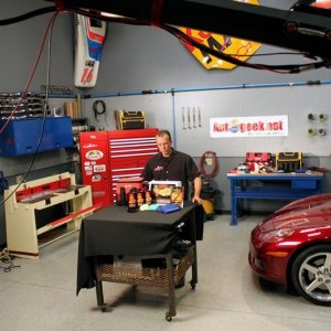Matt Steele and Mike Phillips shooting TV Commercials for SPEED Channel