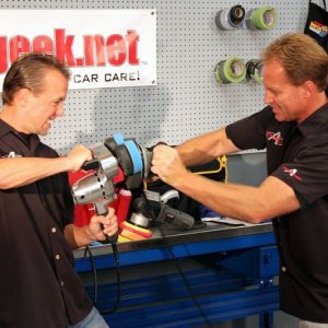 Matt Steele and Mike Phillips shooting TV Commercials for SPEED Channel