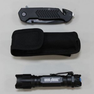 Tactical Blue Dot 2 Cell LED Flashlight