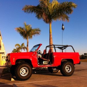 Convertible in Florida in the Winter