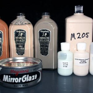 Meguiar's Lab Samples and Antique Bottles