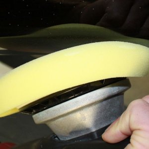 Holding Pad so pad spins off the edge