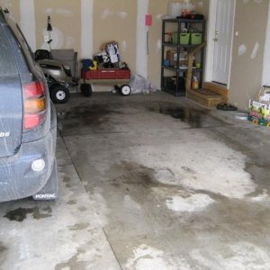 Dirty Garage Floor