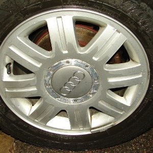 How clean friend got rim before me
