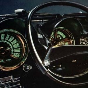 1963 Chrysler 300 J Square Steering Wheel
