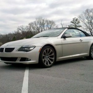 BMW 650i as picked up