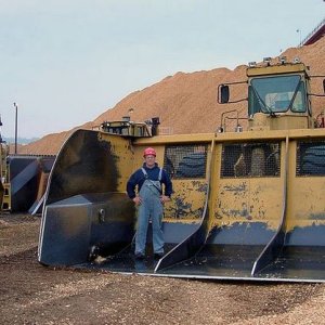 Mike driving Scoop