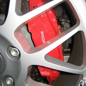 Calipers painted with G2 epoxy
