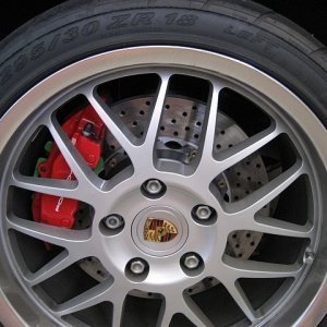 Powder coated calipers