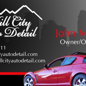 Hill City Auto Detail - Biz Card