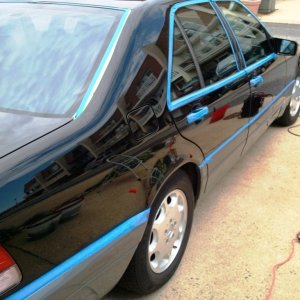 Cousin David's Mercedes