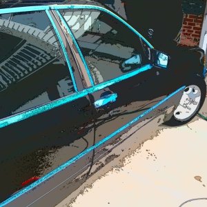 Cousin David's Mercedes