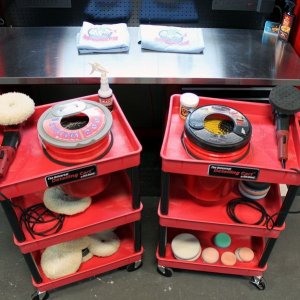 Grit Guard Universal Pad Washer Cart