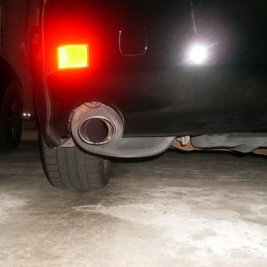 left exhaust