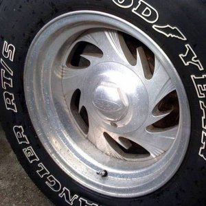 Aluminum Wheel Before Polish