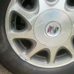 Clearcoated wheels
