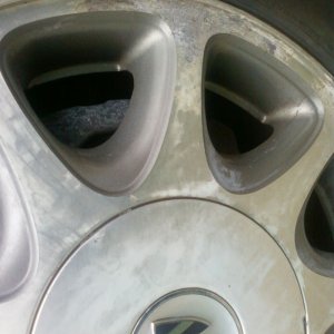 Clearcoated wheels