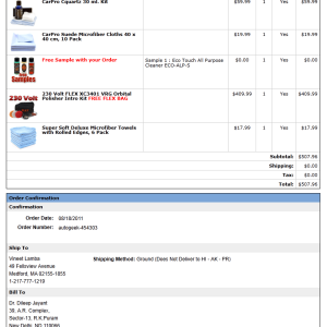 AG order