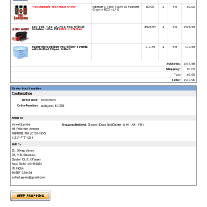 AG order