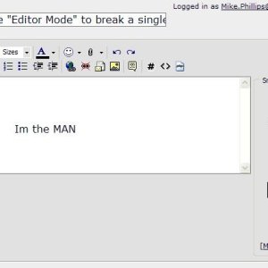 vBulletin Editor Mode Code View