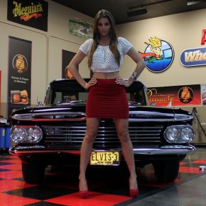 1959 Chevrolet El Camino - Extreme Makeover - Modeled by Tina
