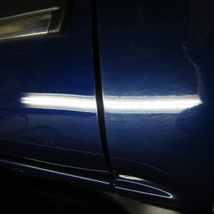 side by side after buffing