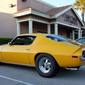 Very Cool Yellow Camaro