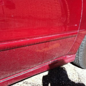 01 red corolla befores