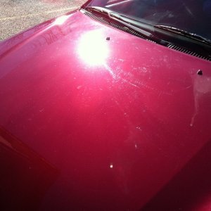 01 red corolla befores