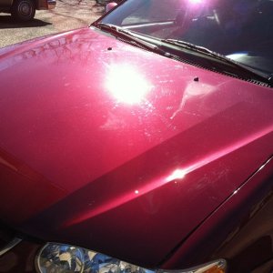 01 red corolla befores