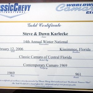 1st Place and Platinum Certified Show Winner at Eckler’s Winternationals