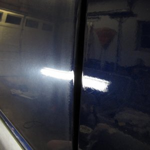 sanding/before RF door