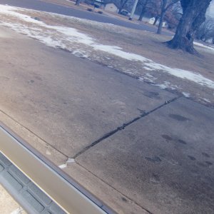 after RF door pavement
