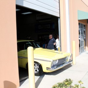 1963 Plymouth Fury Burning Out on What's in the Garage TV Show with Mike Ph