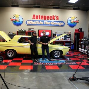 1963 Plymouth Fury Burning Out on What's in the Garage TV Show with Mike Ph