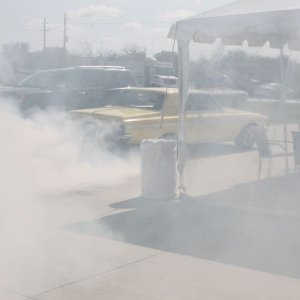1963 Plymouth Fury Burning Out on What's in the Garage TV Show with Mike Ph