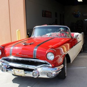 1956 Pontiac Star Chief on Autogeek's What's in the Garage with Mike Philli