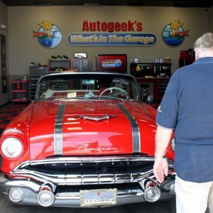1956 Pontiac Star Chief on Autogeek's What's in the Garage with Mike Philli