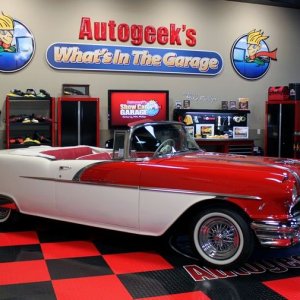 1956 Pontiac Star Chief on Autogeek's What's in the Garage with Mike Philli