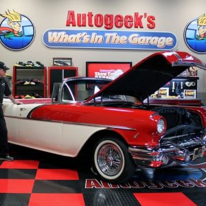 1956 Pontiac Star Chief on Autogeek's What's in the Garage with Mike Philli
